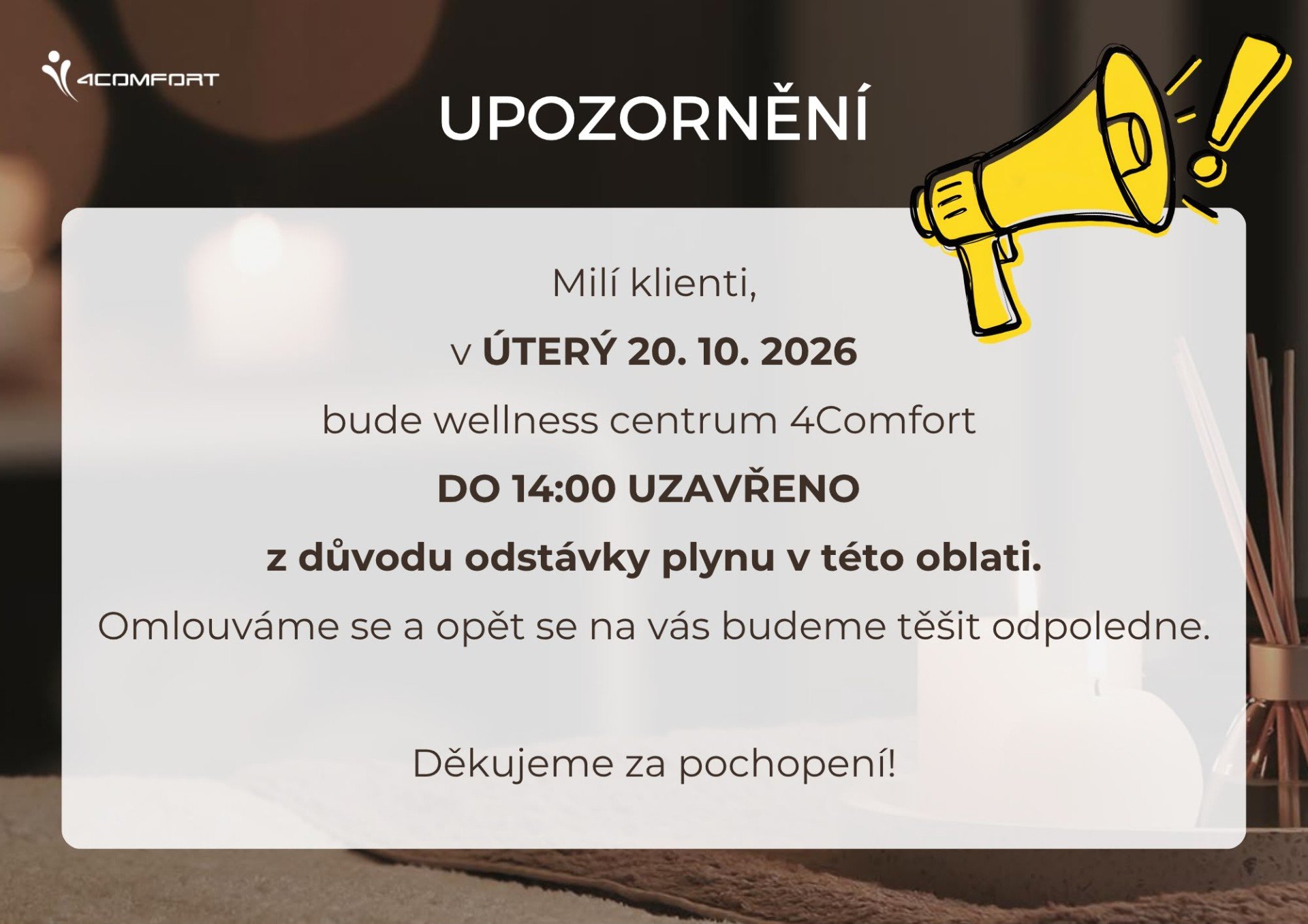 UPOZORNĚNÍ!